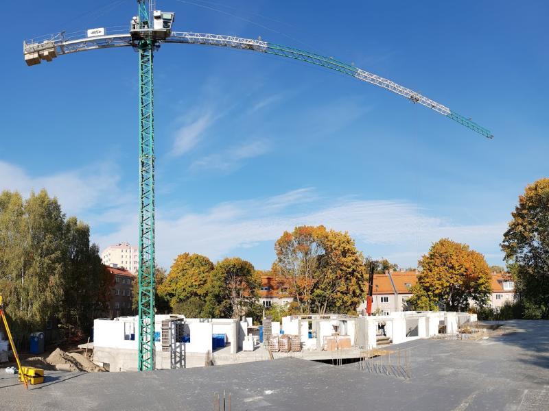 Budowa osiedla mieszkaniowego pry ul. Limanowskiego w Olsztynie 02