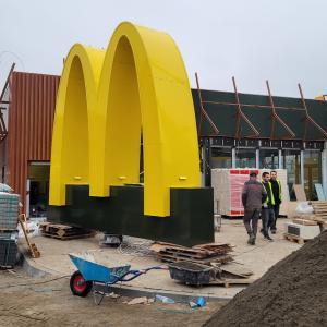 Budowa restauracji sieci Mc Donalds w Olsztynie 01