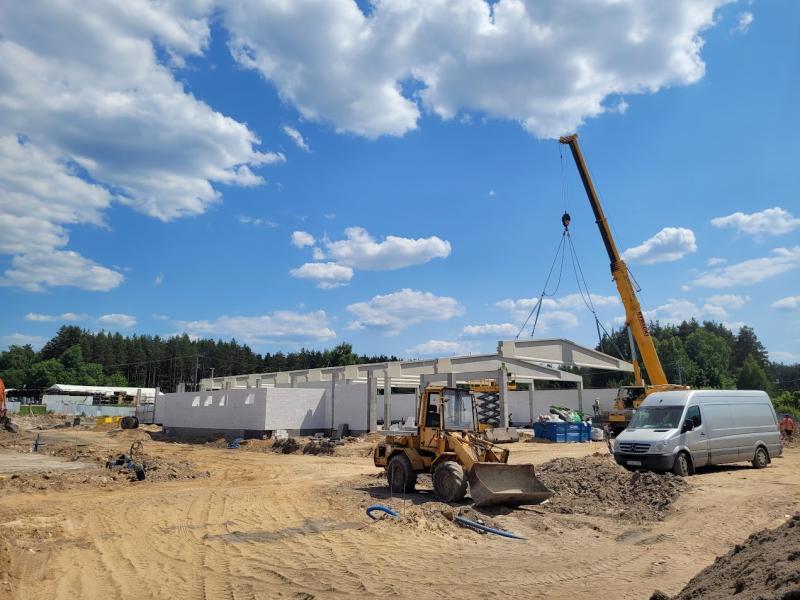 Budowa sklepu sieci Lidl w Dywitach 05